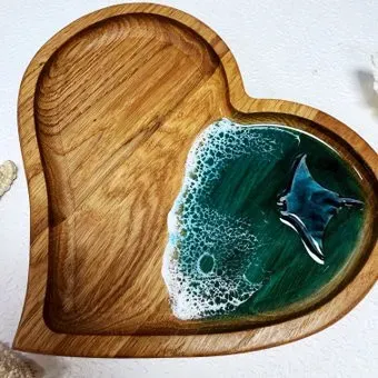 Wood_N_Sea Сердце со скатом