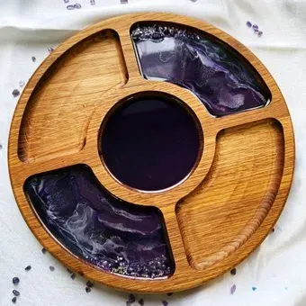 Wood_N_Sea Аметист с натуральными камнями