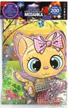 MultiArt Кристальная мозаика фигурная Корги и Кот CRYSTFIG-114792