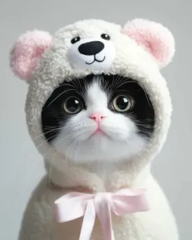 Феникс+ Котенок в худи 71340