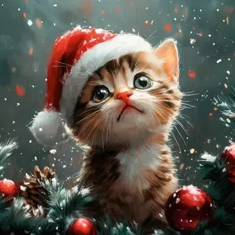 Феникс+ Новогодний котенок 70805