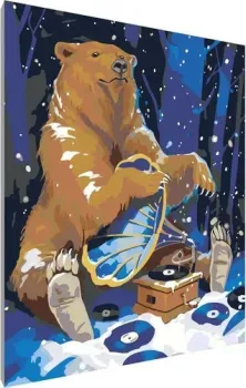 PaintLine Медведь с граммофоном NOSI-A048