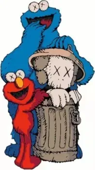 PaintLine Kaws Sesame Street PL-00286