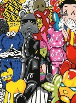 PaintLine Kaws Bearbrick PL-00266