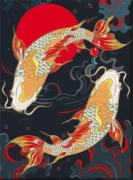 Молли Карпы кои 40x50 FHR0589