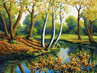 Три совы Лесная река КХ4050_53896