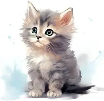 Рыжий кот Малыши-животные Красочный котенок Х-0632
