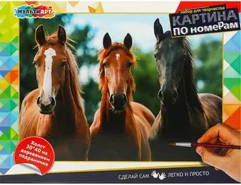 MultiArt Лошади CANV30X40-MULTI51