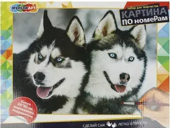 MultiArt Хаски CANV30X40-HUSKY