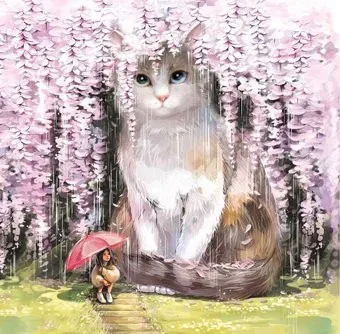 Феникс+ Кот в сакуре 65578