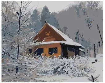 SLAVINA Дом в зимнем лесу z6720