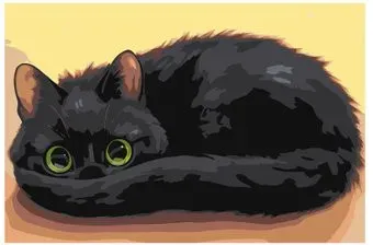 SLAVINA Черный котенок Z-AB149