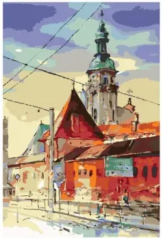 SLAVINA Улочка в старом городе UA05