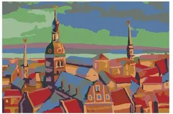 SLAVINA Город на закате LV01
