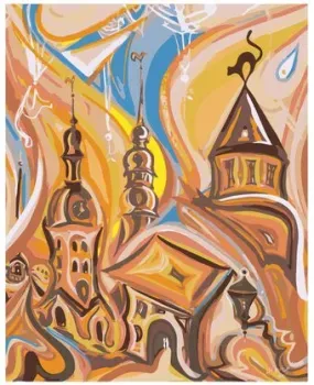 SLAVINA Золотой пейзаж LV02