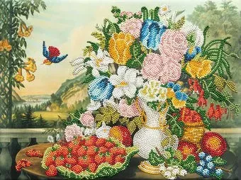 ФРЕЯ Пейзаж - Фрукты и Цветы, Фрэнсис Флора Бонд Палмер MET-ALPD-041