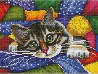 Белоснежка Котик в лоскутках 702-BK-S