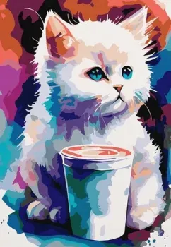 Red Panda Акварельный котик p54977