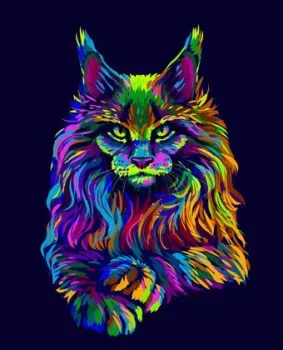 Рыжий кот Цветной код ХК-6865