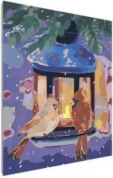 PaintLine Птицы на лампе