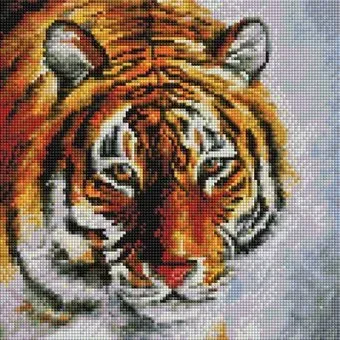 Белоснежка Тигр на снегу 122-ST-S