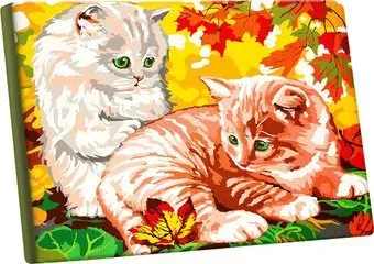 Школа талантов Котята в листве 4971862