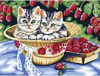 Белоснежка Котята в саду 013-CE