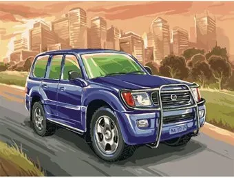 Белоснежка Toyota Land Cruiser 234-AS