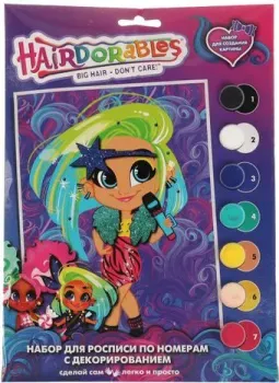 MultiArt Hairdorable 200CANV17X23D-HD2