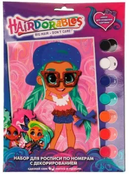 MultiArt Hairdorable 200CANV17X23D-HD