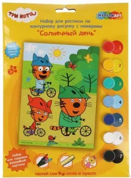 MultiArt Три Кота 100CANV17X23-TC1