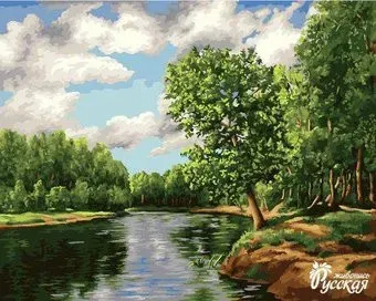 Русская живопись Летние облака. Жанна Когай A075
