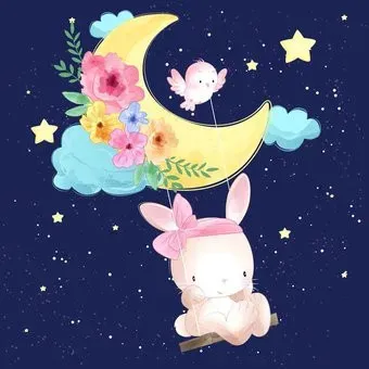 PaintBoy Зайчик на луне GX36159