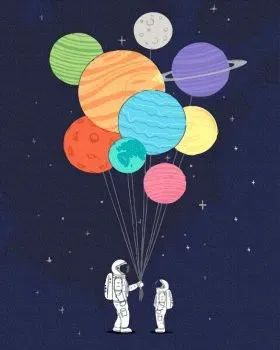 PaintBoy Шарики в Космосе G534