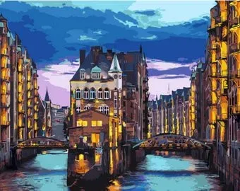 PaintBoy Вид ночного города GX3299