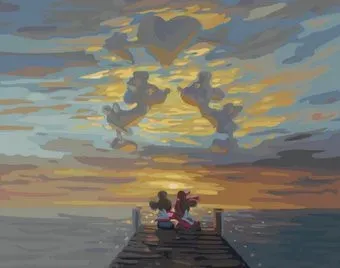 PaintBoy Микки и Минни на закате GX3612