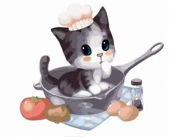 PaintBoy Котенок на сковороде GX8392