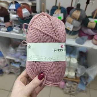 Пехорка Элегантная 1225 100 г 250 м (пыльная роза)