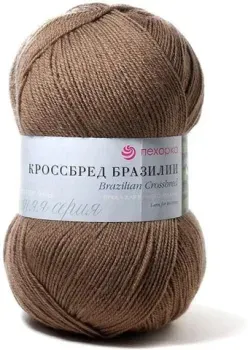 Пехорка Кроссбред Бразилии 377 100 г 500 м (кофейный)