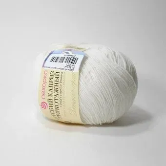 Пехорка Детский каприз трикотажный 01 50 г 400 м (белый)