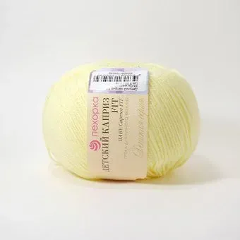 Пехорка Детский каприз Fit 53 50 г 225 м (светло-желтый)