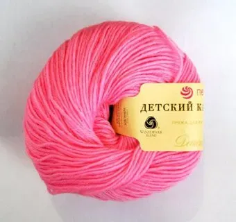 Пехорка Детский каприз 11 50 г 225 м (яркий розовый)