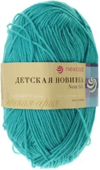 Пехорка Детская Новинка 581 50 г 200 м (светлый изумруд)