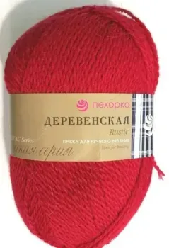 Пехорка Деревенская 088 100 г 250 м (красный мак)