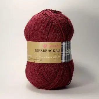 Пехорка Деревенская 07 100 г 250 м (бордо)