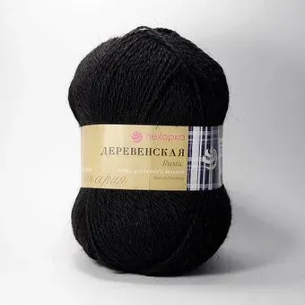 Пехорка Деревенская 02 100 г 250 м (черный)