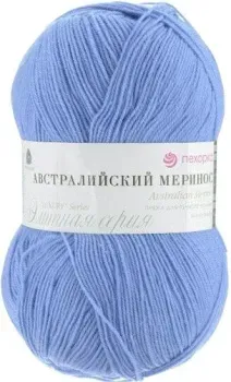 Пехорка Австралийский меринос 520 100 г 400 м (голубая пролеска)