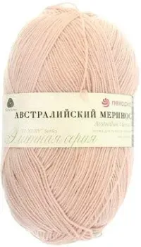 Пехорка Австралийский меринос 374 100 г 400 м (розово-бежевый)