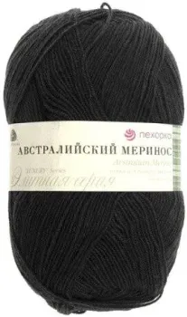Пехорка Австралийский меринос 02 100 г 400 м (черный)