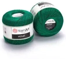Yarnart Violet 6334 (282 м, изумруд, 6 мотков)